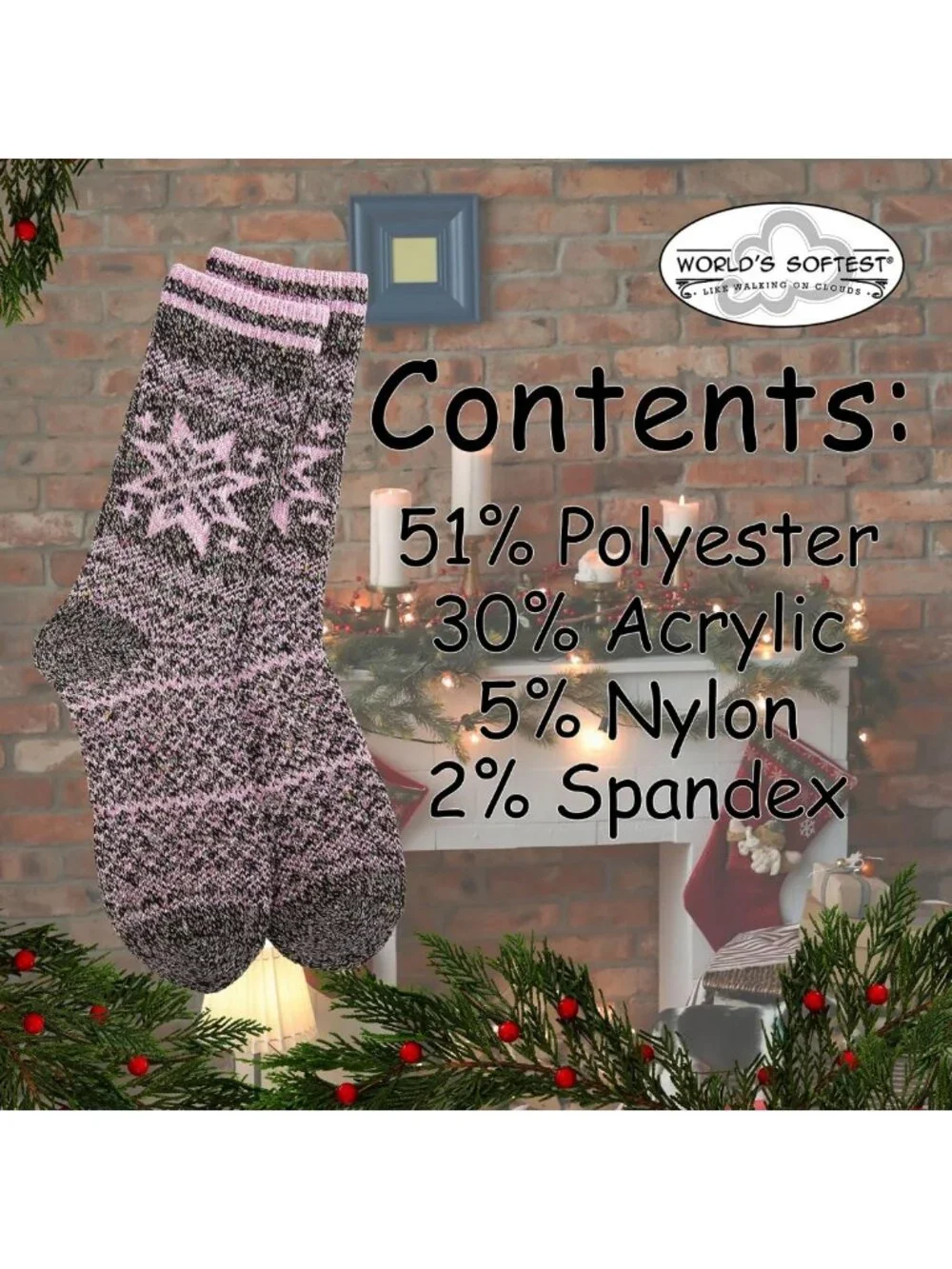 Cozy Multi-Color Crew Socks | Soft Knit Holiday Fashion | Perfect Gift Idea